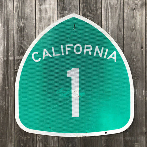 California Highway 1 Road Sign Pacific Coast Highway