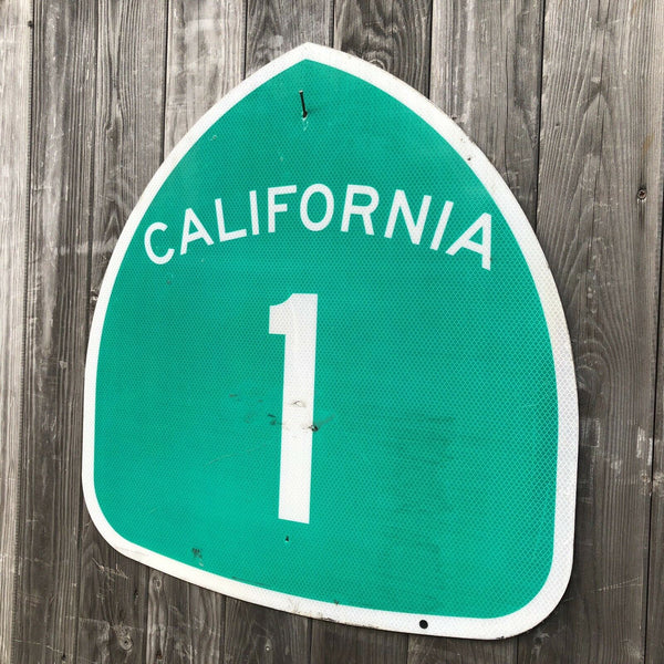 California Highway 1 Road Sign Pacific Coast Highway