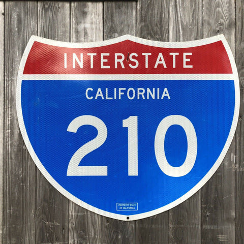 California Interstate 210 Road Sign