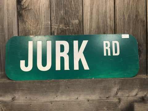 American Street Sign Jurk Road