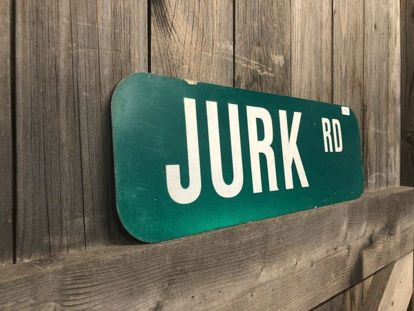 American Street Sign Jurk Road