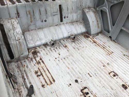 1971 VW Bay Window Camper Bus Deluxe Sunroof Project Niagara Blue and White