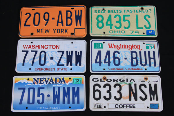 American License Plates