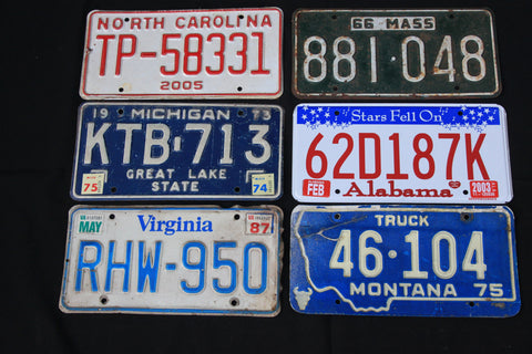 American License Plates