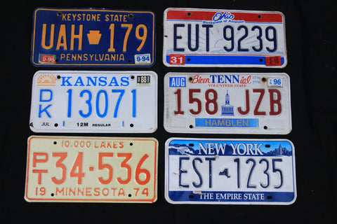 American License Plates