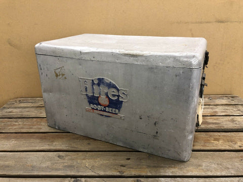 Hires Root Beer Aluminium Cool Box 1960s