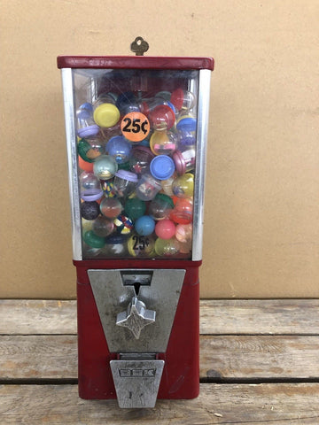 Oak Gumball Machine