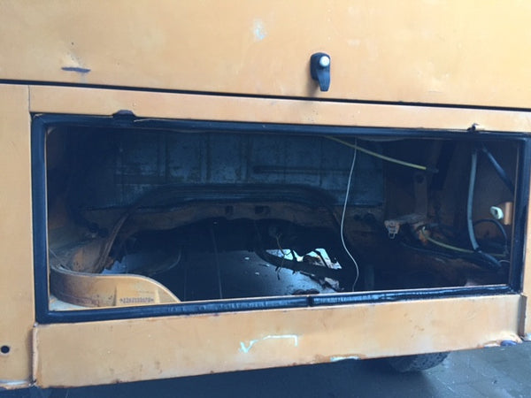 1978 VW Bay window Camper Bus Project Tin Top