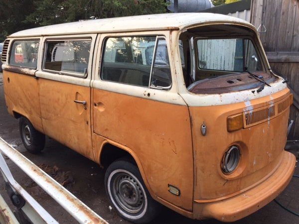 1978 VW Bay window Camper Bus Project Tin Top