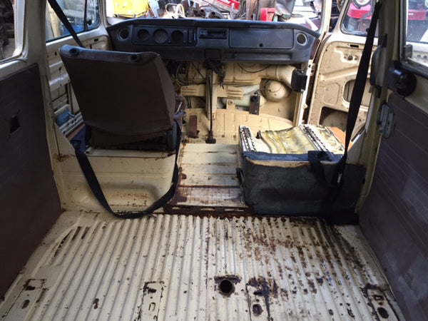1978 VW Bay window Camper Bus Project Tin Top