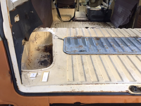 1978 VW Bay window Camper Bus Project Tin Top